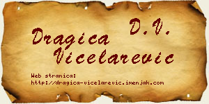 Dragica Vicelarević vizit kartica